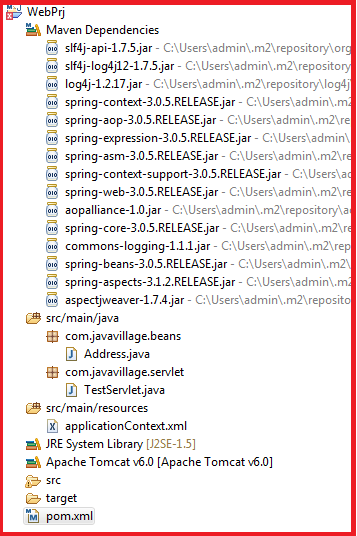 Spring IOC on servlet package structure