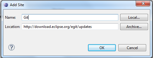 eclipse git plugin install